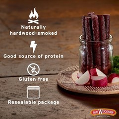 Old Wisconsin Pepperoni Sausage Snack Sticks, Naturally 28 Ounce (Pack of 1)