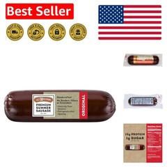 Flavor Summer Sausage – Ready to Eat, Keto-Friendly, 8 Ounces