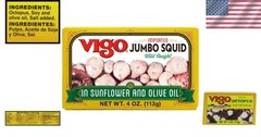 Imported Spanish Squid in Sunflower & Olive Oil, 1 Pack
