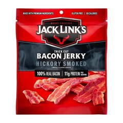 Jack Link’s Bacon Jerky, Hickory Smoked – Flavorful 2.5 Ounce (Pack of 1)