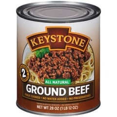 6 Pack Keystone Meats – Natural Ground Canned Beef, 28 Oz- LongTerm Storage Food