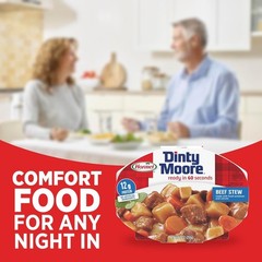 Delicious 9-Ounce Beef Stew Trays, Pack of 6 – Fully Cooked, No Refrigeration