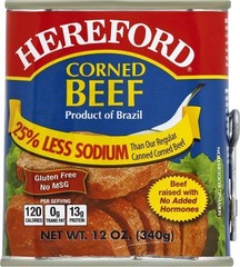 Hereford Corned Beef 25% Less Sodium 2 Pack