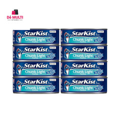 StarKist Chunk Light Tuna in Water, 5 oz (8 Pack) Canned Tuna Fish, Wild Caught,