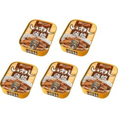 Kabayaki Grilled Sardines Sweet Soy Sause 3.17oz(90g) Set Of 5 Wild Caught Sa…