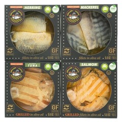 Canned Fish Variety Pack – Wild Caught Mackerel, Grilled Salmon, Yellowfin Tu…