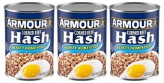 Armour Corned Beef Hash Hearty Homestyle 3 Pack