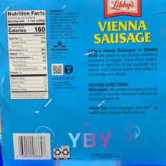 2 Packs Libby’s Vienna Sausage 18 cans 82.8 oz Each Pack, Total 36 cans
