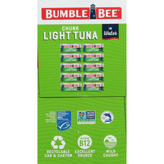 (Pack of 10) Bumble Bee Chunk Light Tuna in Water, 5 oz cans….