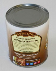 KEYSTONE ALL NATURAL Ground Beef 6 cans – 28 OZ each 168 oz total BBY 2027