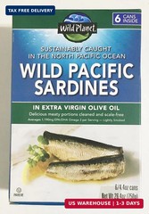 Wild Planet Wild Pacific Sardines in Extra Virgin Olive Oil 4.375oz