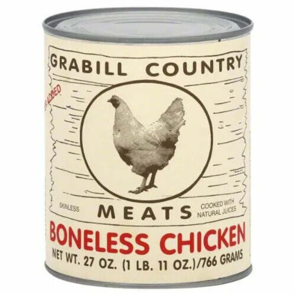 Grabill Country Meat Boneless Chicken Cooked in Natural Juices 27 oz Can