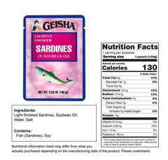 Lightly Smoked Sardines in Soybean Oil 3.53oz (Pack of 24), Sardines| HALAL &…