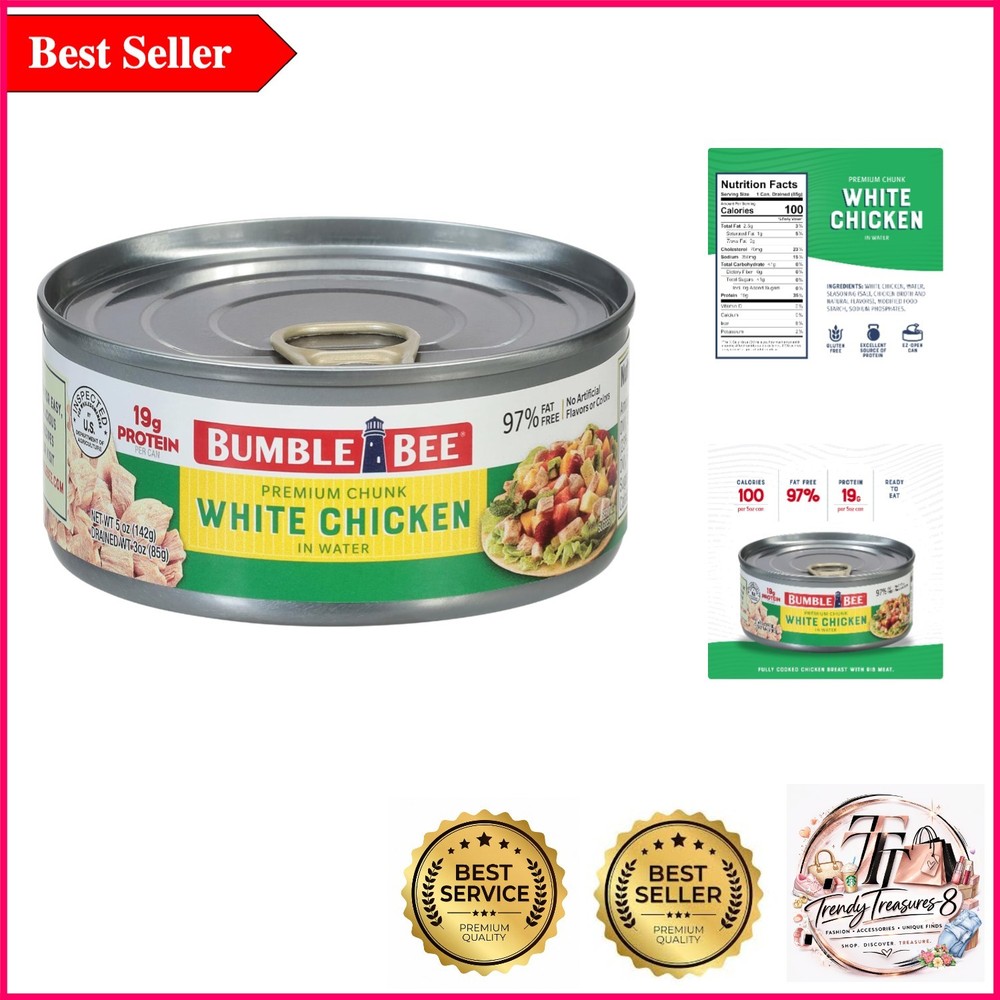 White Chicken Breast in Water – High Protein, Keto & Gluten-Free