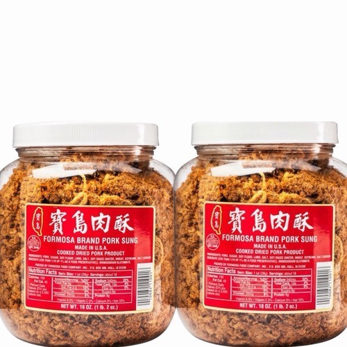 Formosa Brand Pork Sung Cooked Dried Pork Product 18 oz ( Pack of 2 )~06/2027