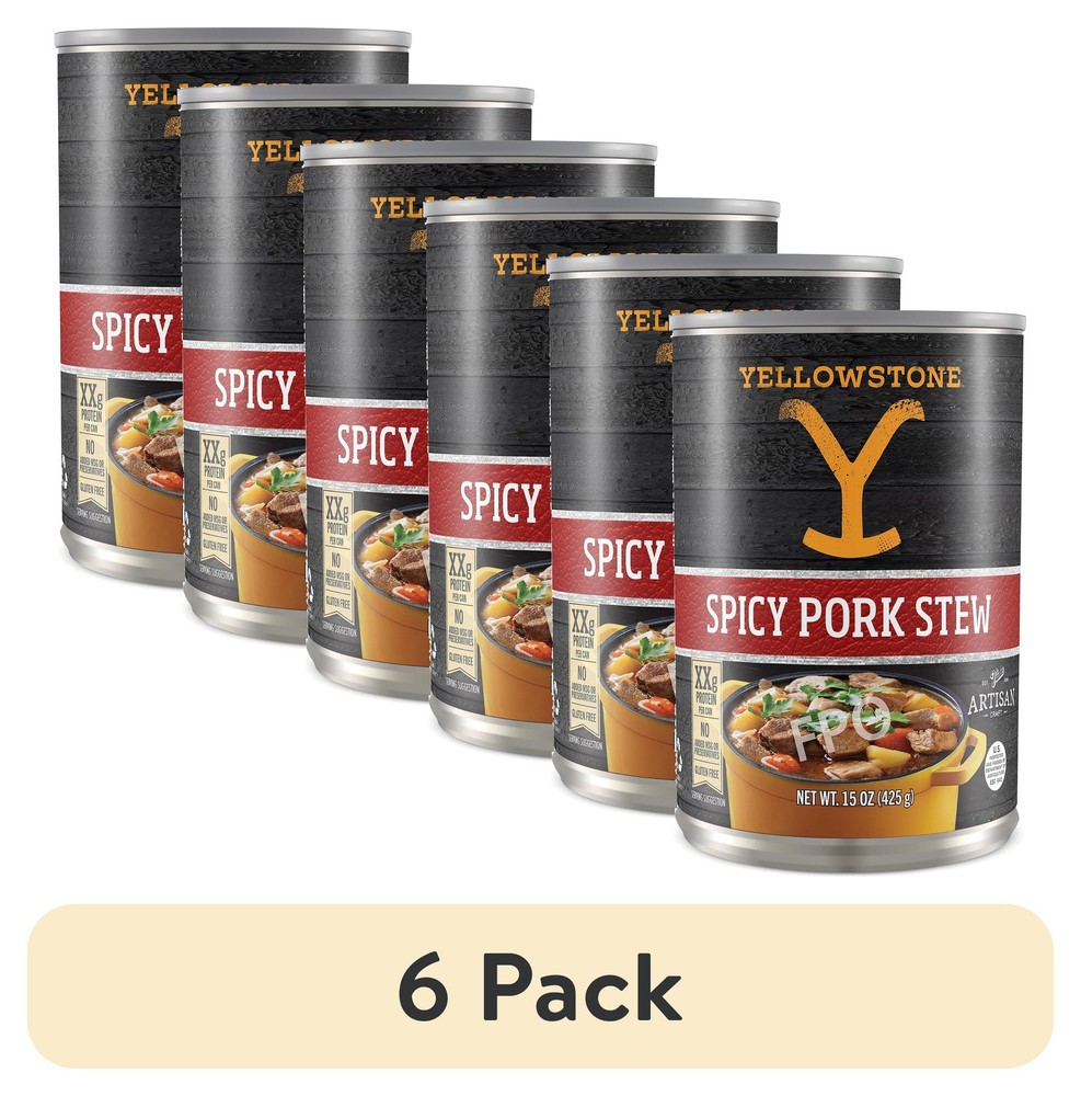 (6 Pack) Spicy Pork Stew 15 Oz. Can