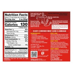 Libby’s corned beef 14g protein Per serving canned Meat 12 oz. Can..