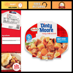 Hearty Beef Stew, 9 oz Pack of 6 – Convenient Ready-to-Eat Meal, Comfort Food