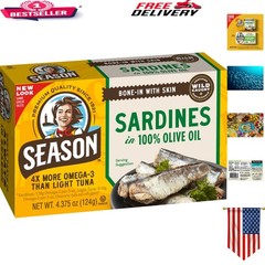 Sustainable Wild Caught Sardines in Olive Oil – 24 Tins, Delicious & Nutritious