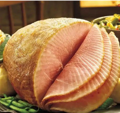 (2) 7.5 Pound – 8.5 Pound Honey Glazed Spiral Cut City Ham