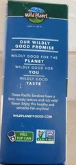 Wild Planet Wild Pacific Sardines in Extra Virgin Olive Oil 4.4 Ounce (6 Count)