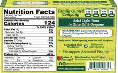 6 Pk: Santo Amaro Pole & Line Wild Tuna Fillets in Virgin Olive Oil – OREGANO