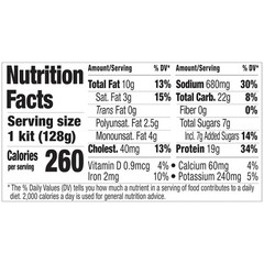 Lunch-To-Go Mix Your Own Tuna Salad, Chunk Light Tuna Pouch, 4.5 Ounce Kit, 1…