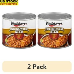 Brunswick Stew Chicken Beef 20oz Can 2 Pack Gluten Free Easy Meal Prep New