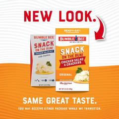 Snack on the Run Chicken Salad with Crackers Kit, 3.5 Oz (Pack of 12) – Ready to