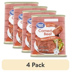 Canned Corned Beef 12 oz 4 Pack Brisket Food Storage