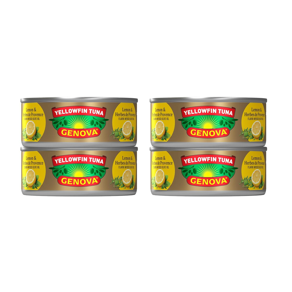 Premium Yellowfin Tuna in Lemon and Herbes De Provence Infused Olive Oil, Wild C