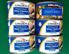 Lot of 6 – 12.5oz Cans Crider & Kirkland Chunk White Chicken 2026-2027 Dates
