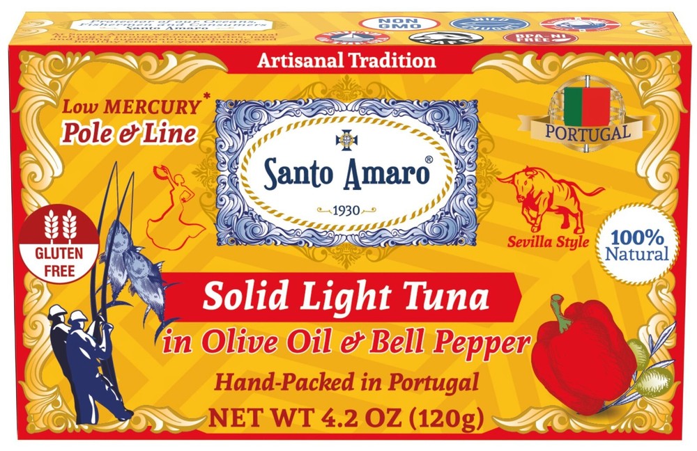 6 Pk Santo Amaro Pole & Line Wild Tuna Fillets in Virgin Olive Oil – BELL PEPPER