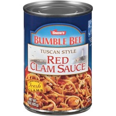 Tuscan Style Red Clam Sauce, 15 oz Can – Made with Fresh Clams, Garlic & Spic…