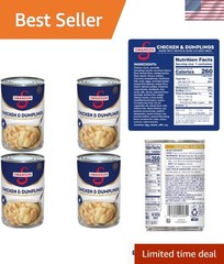 Authentic Southern Chicken & Dumplings by Swanson, 42 Oz Total – 13g Protein