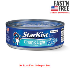StarKist Chunk Light Tuna in Water 5 oz 48 Pack Canned Tuna Fish Wild Caught