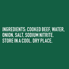 Ox & Palm corned Beef onion Flavored 11.5 oz can..
