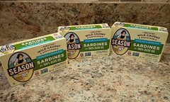 Season Wild Caught Skinless Boneless Sardines 4.375 Oz 22g Protein Lot Of 3