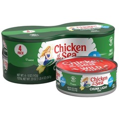 (2 pack) Chicken of the Sea Chunk Light Tuna In Water 4 – 5 oz Cans