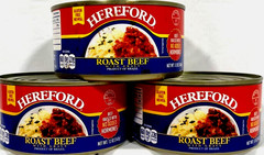 HereFord Roast Beef with Gravy Fully Cooked Ready to Serve 12 oz ( Pack of 3 )