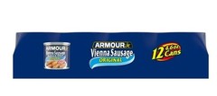 Armour Original Vienna Sausage -12g Protein Per Serving, 4.6 oz Can Pack of 12