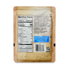 (3 pack) Great Value Premium White Chicken in Lemon Pepper Sauce, 2.6 oz Pouch (