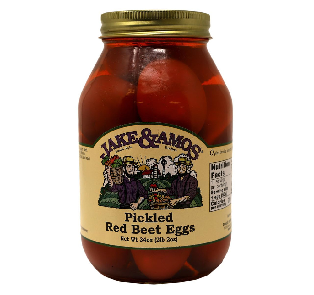 Red Beet Pickled Eggs, 32 Oz. Jar (Pack of 2)