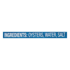 (4 Pack) Whole Canned Oysters, Shelf Stable, 8Oz Can