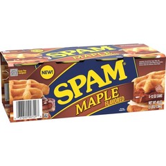 SPAM Maple Flavored Canned Ham, 12 oz Can (4-Pack) 12 Ounce (Pack of 4)