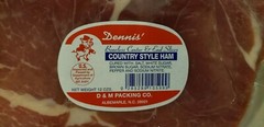 Boneless Country Style Ham 12 oz Vacuum Sealed Dennis Center n End Slices Pork