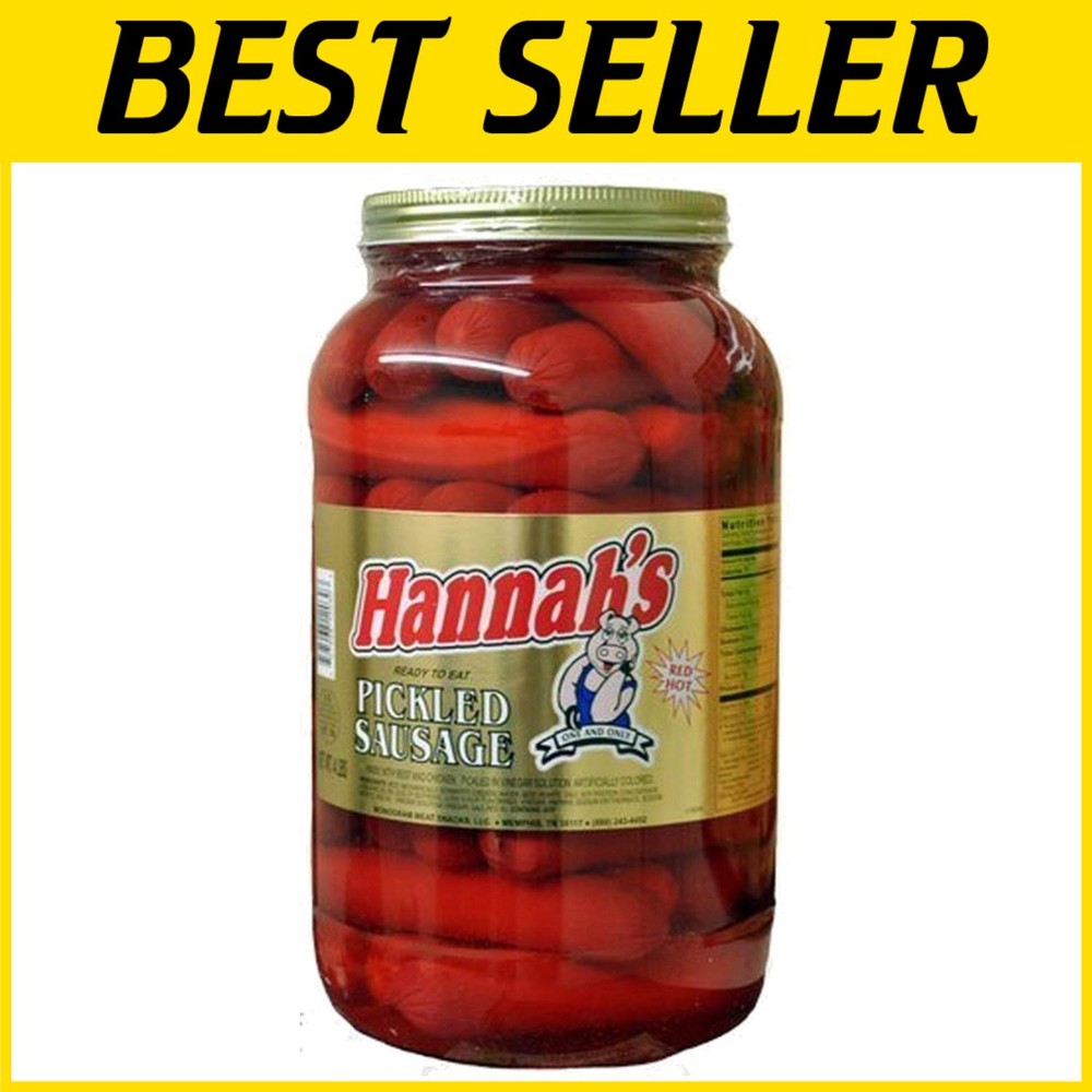 Spicy Pickled Sausage – Large Gallon Jar