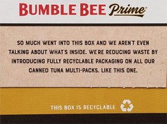 Bumble Bee Prime Solid White Albacore Tuna Low Sodium in Water 5 Oz, Pack of 4