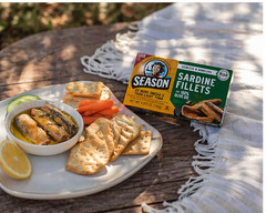 Season Sardine Fillets in Olive Oil Wild Caught 4.375Oz x 6 Zero sugar, wild