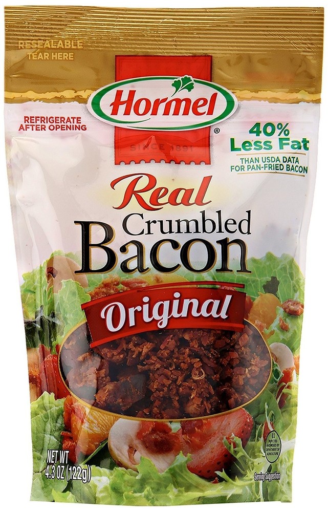 4.3 Oz Pack of Authentic Gluten-Free Real Bacon Crumbles for Culinary Delights